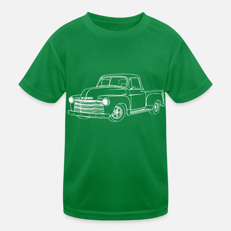 1949 Chevy 3100 Stepside klassischer Pickup Truck Kinder Funktions-T-Shirt