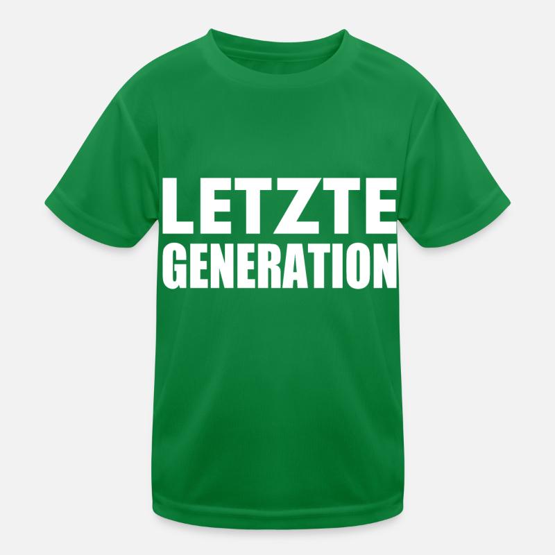 Letzte generation Kinder Funktions-T-Shirt