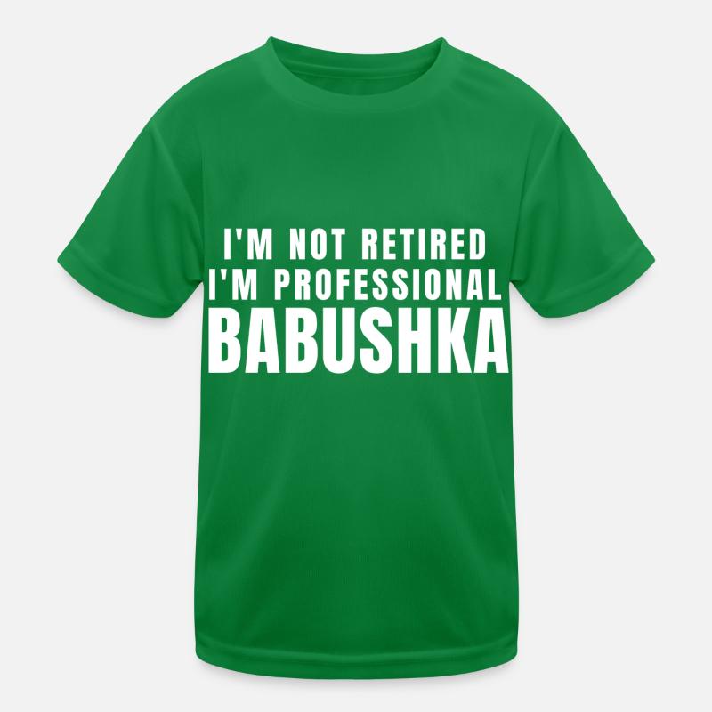 Babushka. Cadeau Babouchka T-shirt sport Enfant