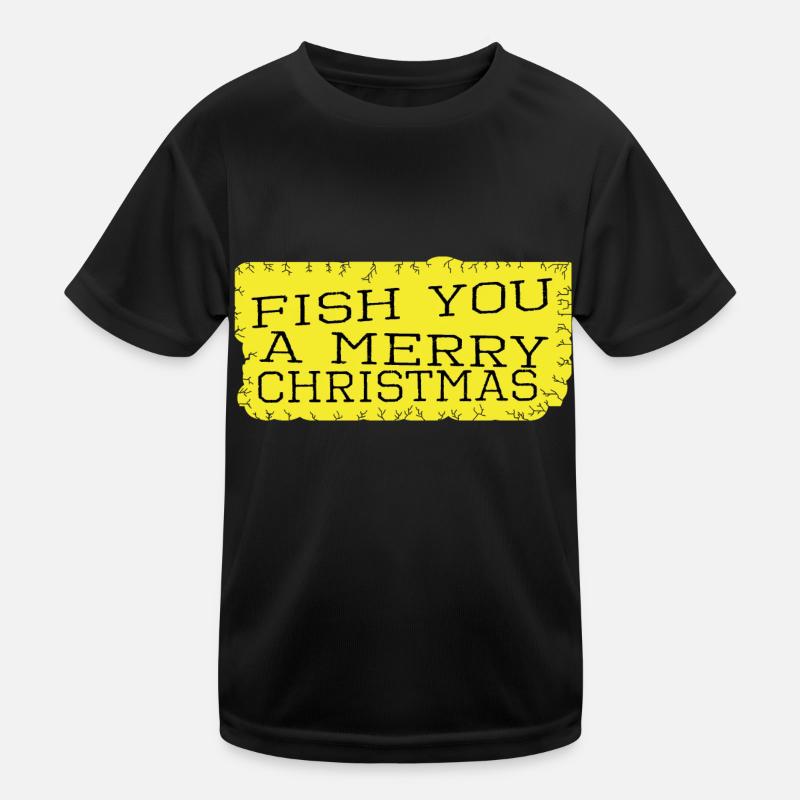 Christmas Tree Beard Gang present Kids Functional T-Shirt