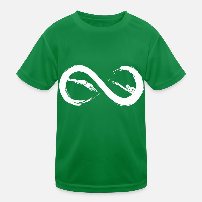 Infinity-Schwimmen Kinder Funktions-T-Shirt