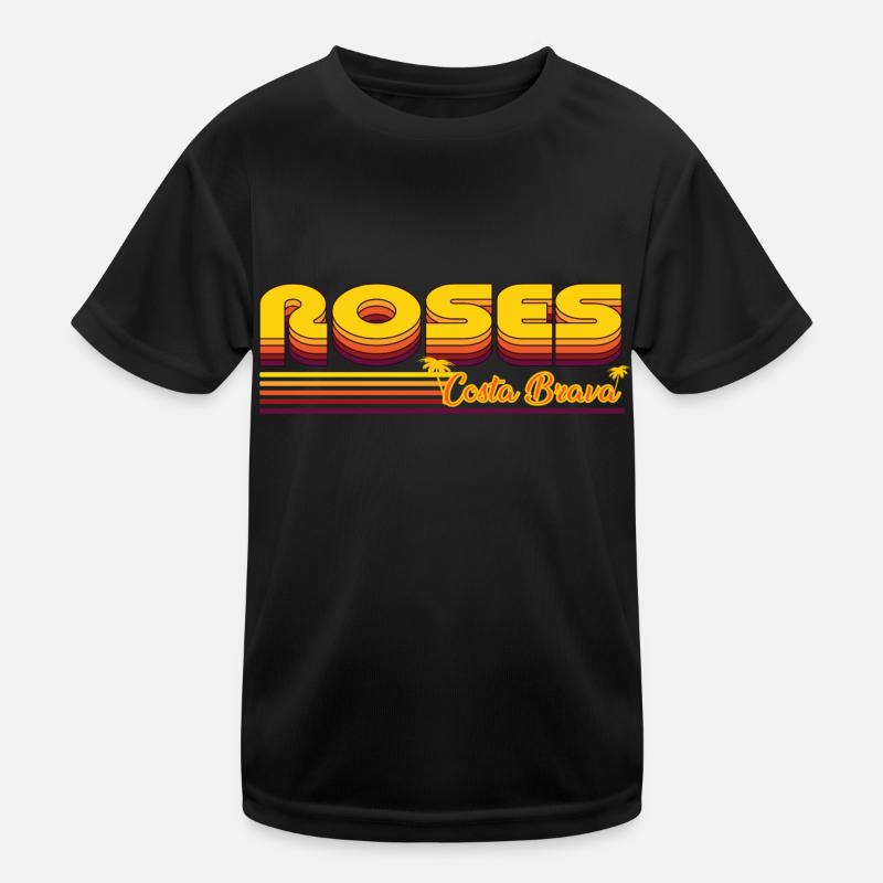 Roses Costa Brava Espagne Design T-shirt sport Enfant