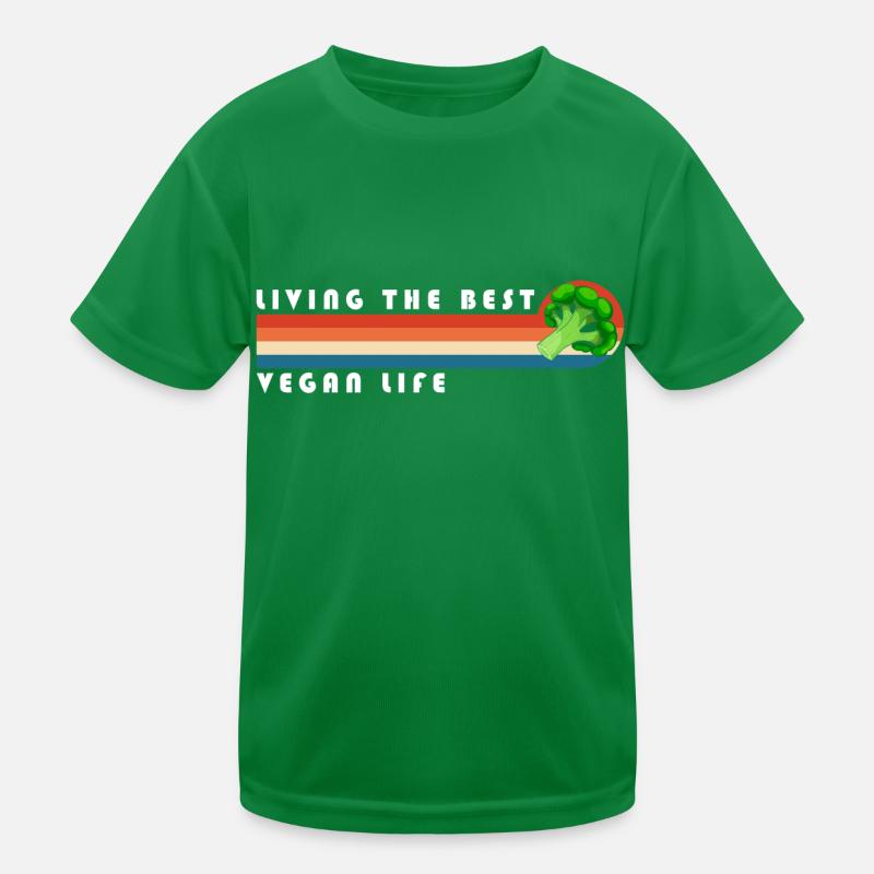Veganer Bio Kinder Funktions-T-Shirt