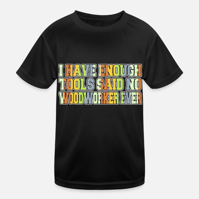 Jackhammer Plumber Carpentry Logging Kids Functional T-Shirt