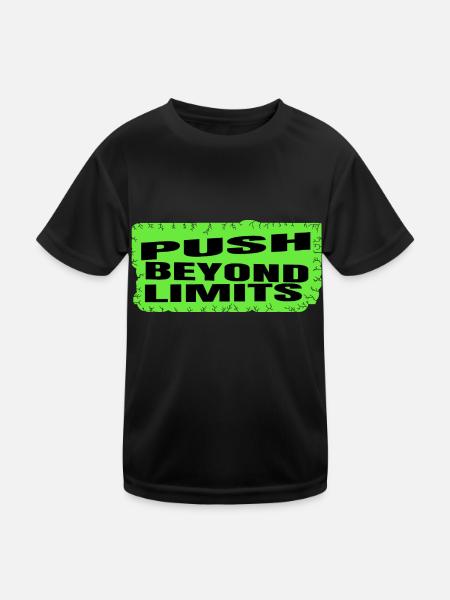 Cadeau heureux Endurance physique - T-shirt sport Enfant - noir - Devant