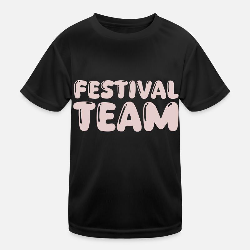festival team Kinder Funktions-T-Shirt