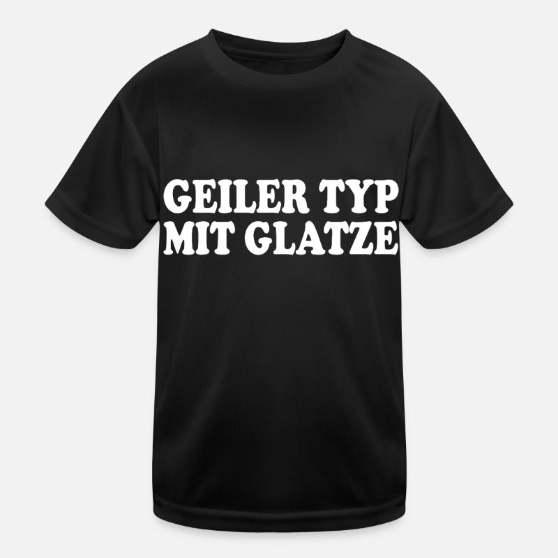 guy with bald head Kids Functional T-Shirt