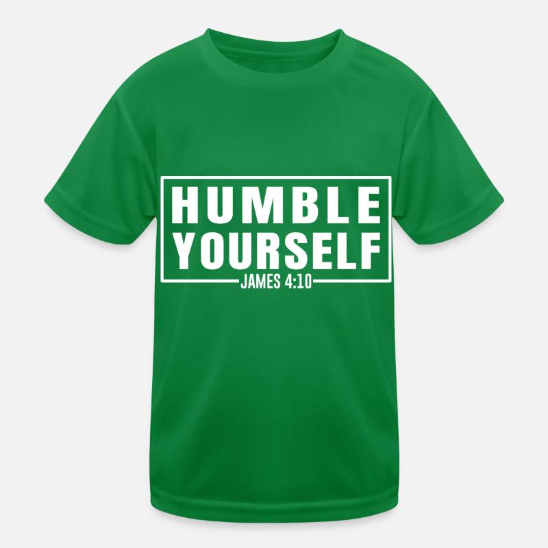 Humble Yourself Kids Functional T-Shirt