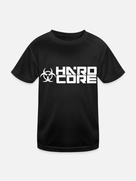 hard-core5 - T-shirt sport Enfant - noir - Devant