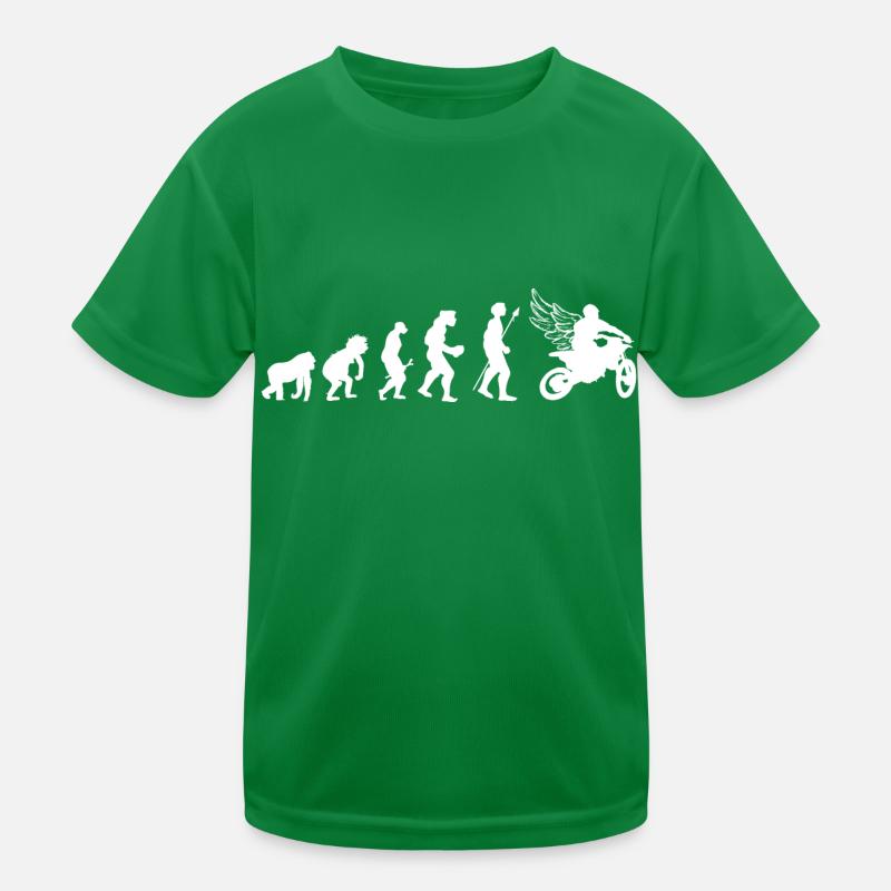 Biker Evolution Kinder Funktions-T-Shirt