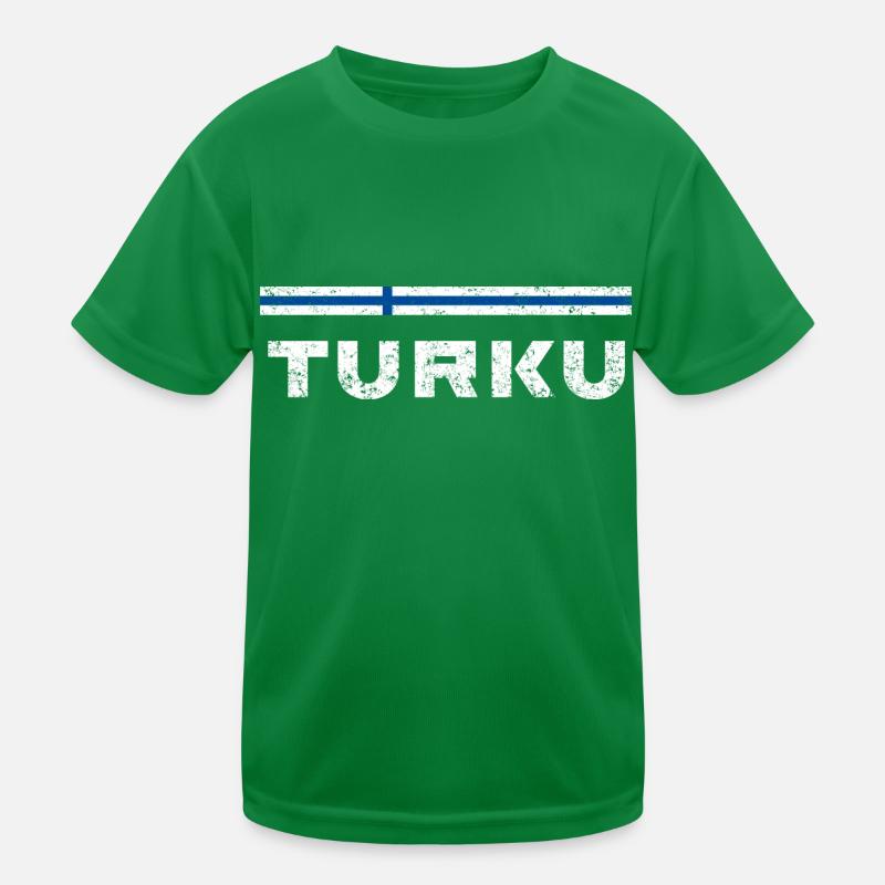 Turku Vintage Kinder Funktions-T-Shirt