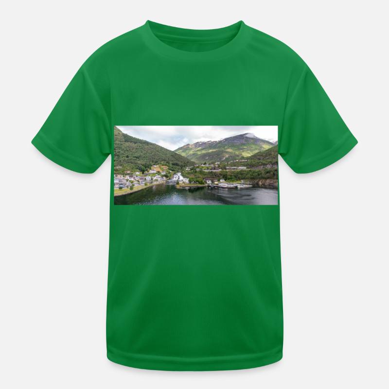 Hellesylt panorama vie Kids Functional T-Shirt