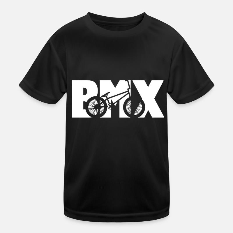 BMX Biker Bmxer Design Kinder Funktions-T-Shirt
