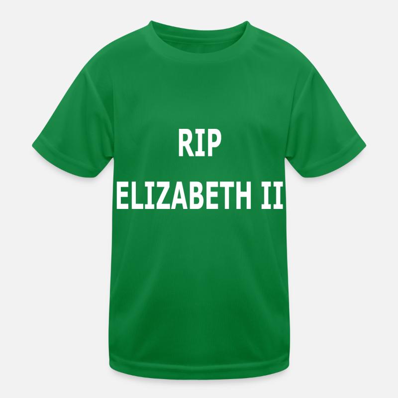 RIP ELIZABETH II Kids Functional T-Shirt