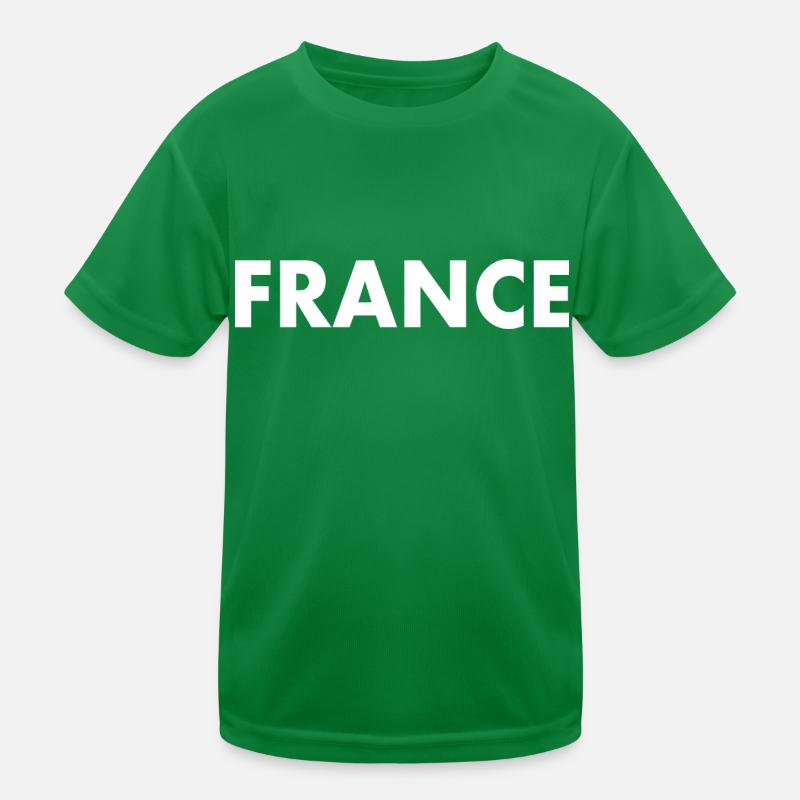 Frankreich Kinder Funktions-T-Shirt