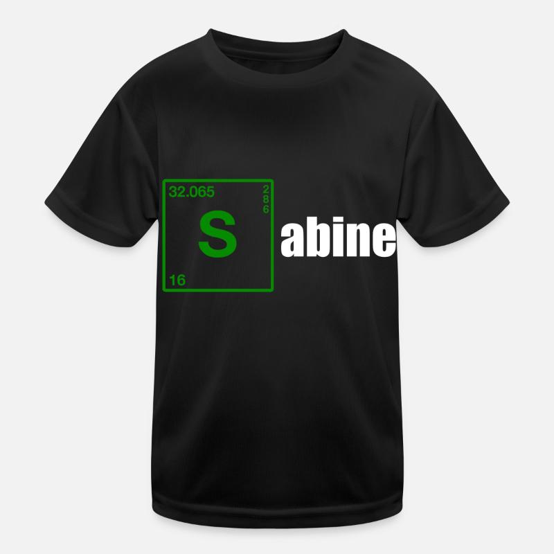 Sabine Gift blanc T-shirt sport Enfant