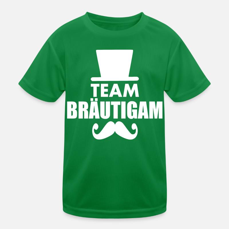 Team bräutigam Kinder Funktions-T-Shirt