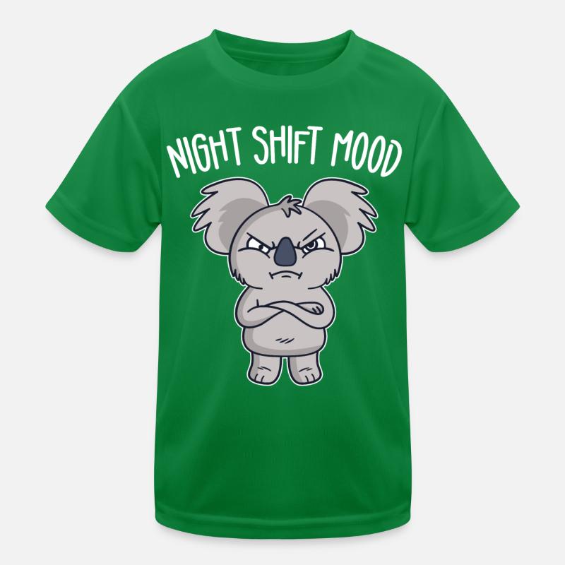 Koala Koala Bear Shift Travailleur de nuit T-shirt sport Enfant