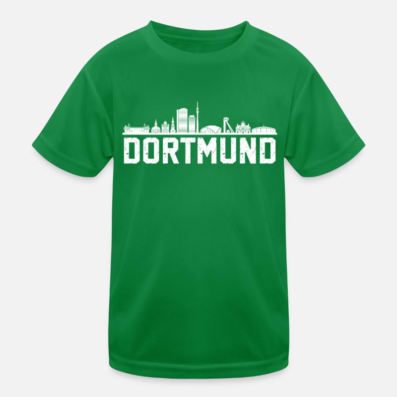 Skyline Dortmund Kinder Funktions-T-Shirt