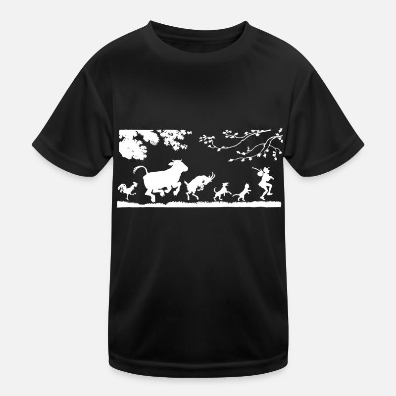Farming farmer animals funny farmer humor Kids Functional T-Shirt