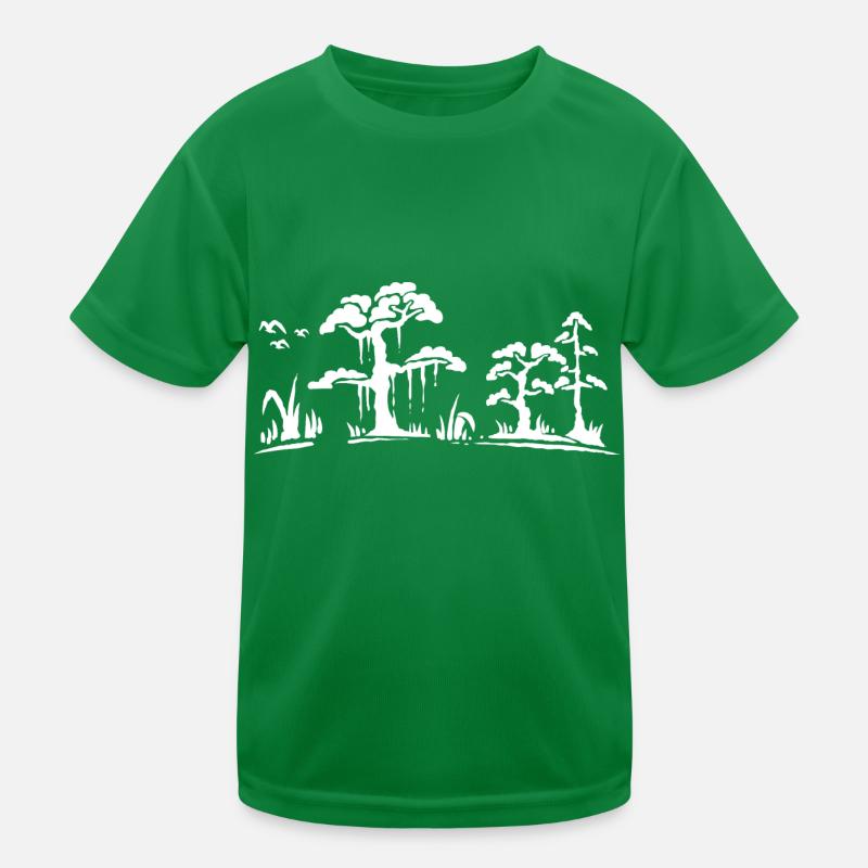Regenwald Kinder Funktions-T-Shirt