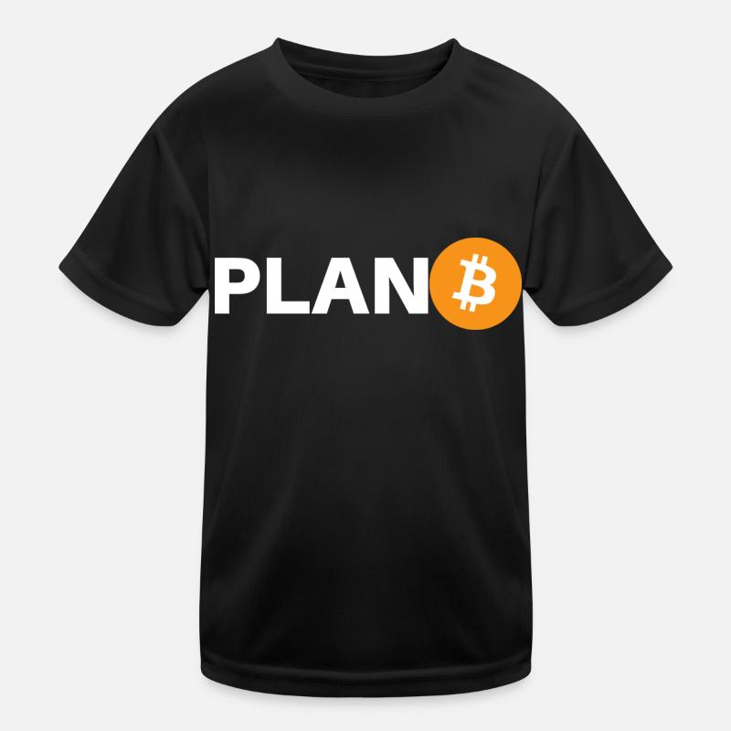BITCOIN Kinder Funktions-T-Shirt