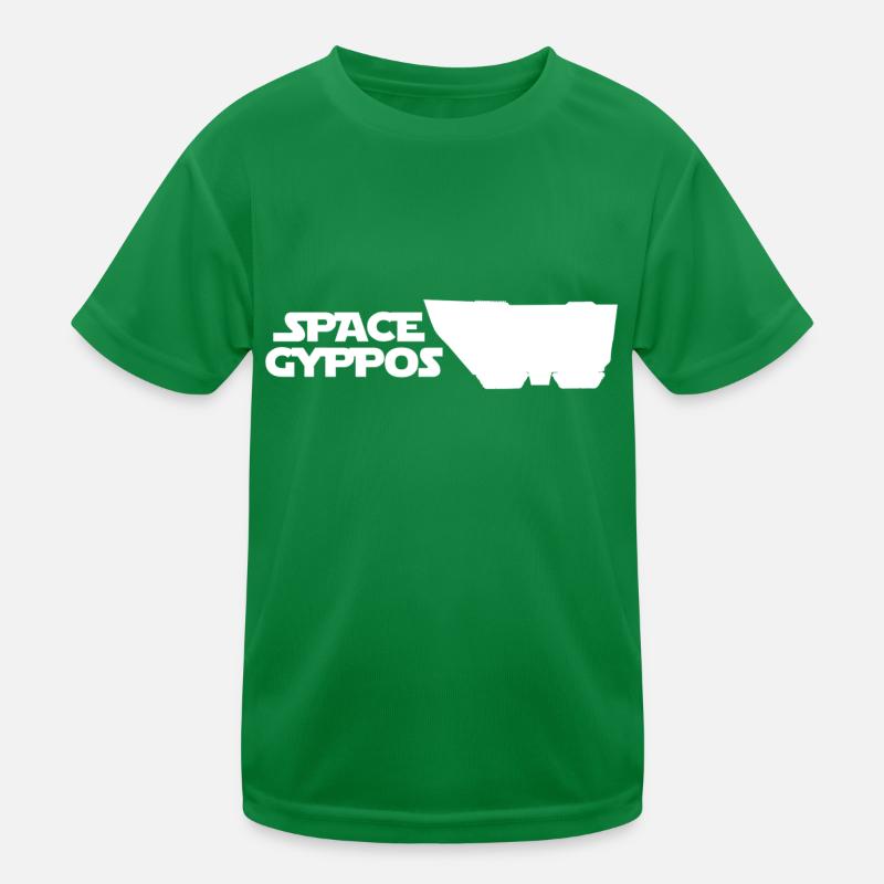Space Gyppos - Spacezigos - White font Kids Functional T-Shirt
