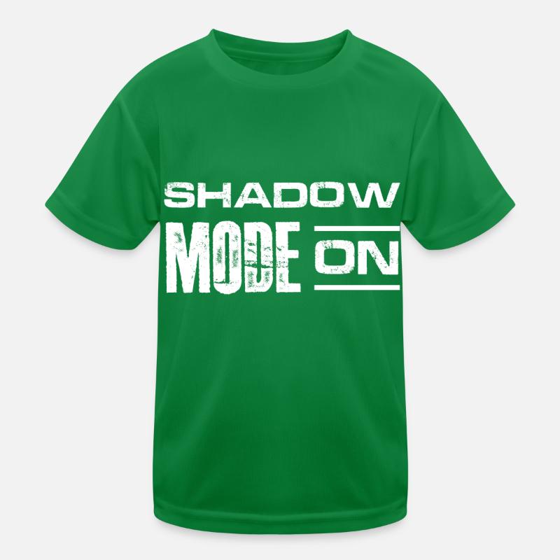 shadow mode on Design for a backstage worker Kinder Funktions-T-Shirt