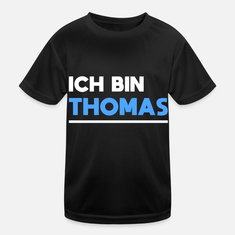 Thomas Name Spruch für stolze Thomas Kinder Funktions-T-Shirt