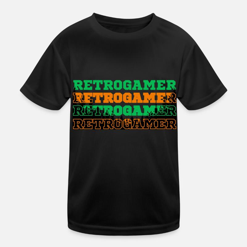RETROGAMER Kinder Funktions-T-Shirt