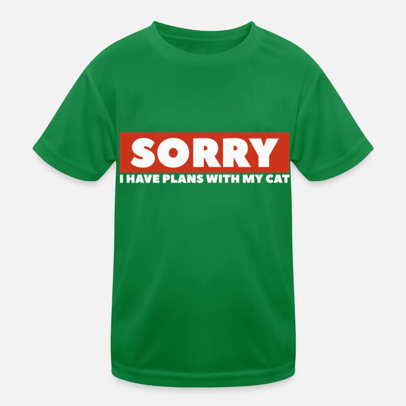 Chat/ Chat / Drôle de parole de chat T-shirt sport Enfant