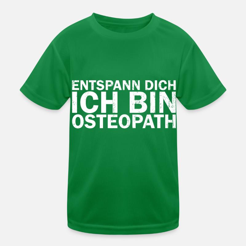 Osteopath Osteopathie Heilpraktiker Heilkunde Kinder Funktions-T-Shirt