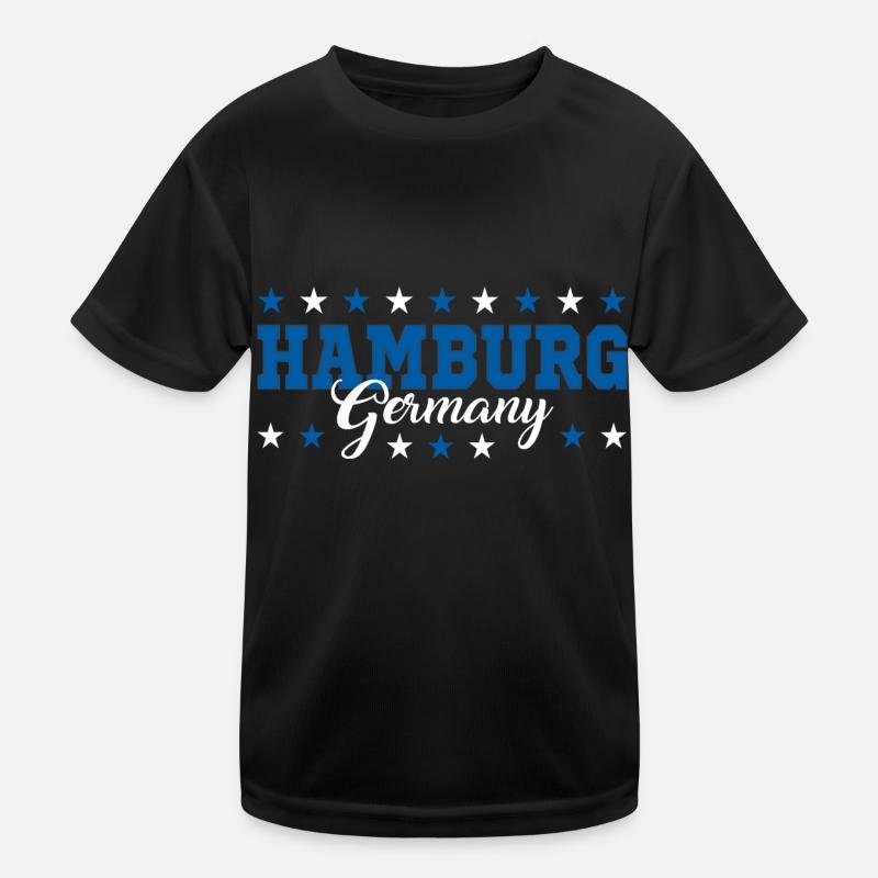 Hamburg Kinder Funktions-T-Shirt