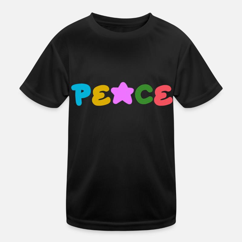Peace Positive Thinking Kids Functional T-Shirt