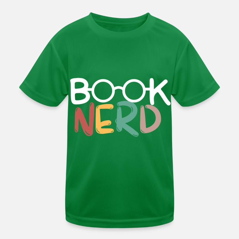 Book nerd Kinder Funktions-T-Shirt