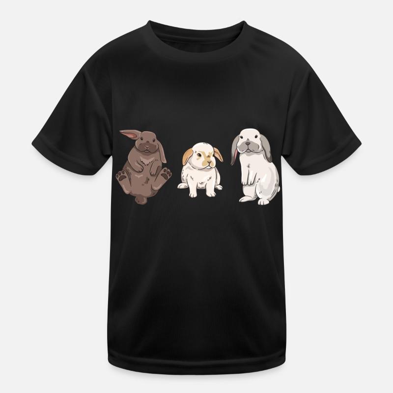 Conception de lapin mignon pour les propriétaires de lapins T-shirt sport Enfant