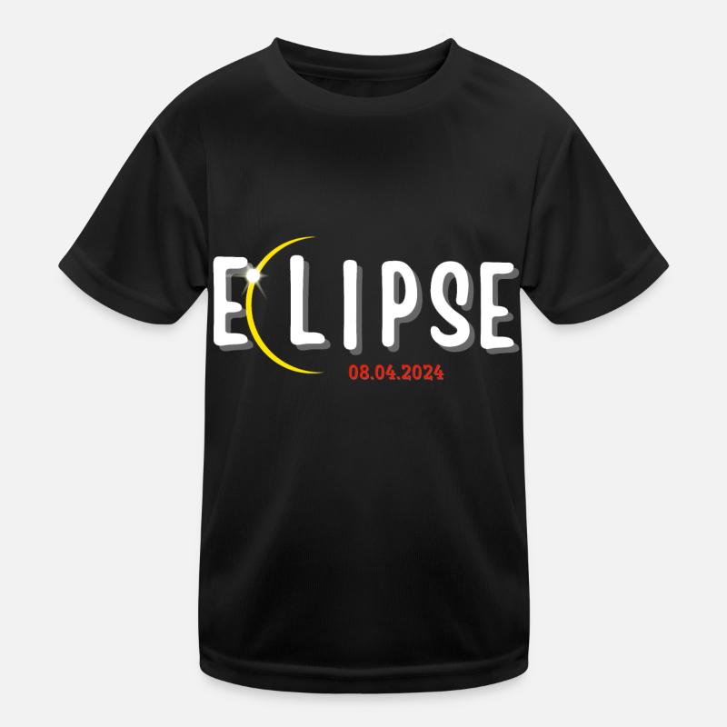 ECLIPSE 2024, AMATEURS D’ASTRONOMIE T-shirt sport Enfant