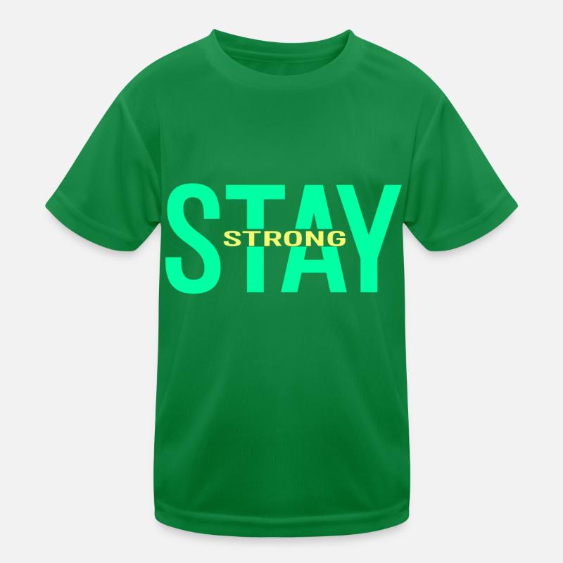 stay strong T-shirt sport Enfant