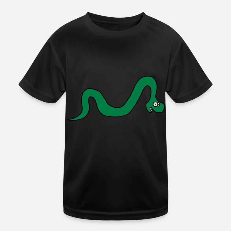 Funny Snake Kids Functional T-Shirt