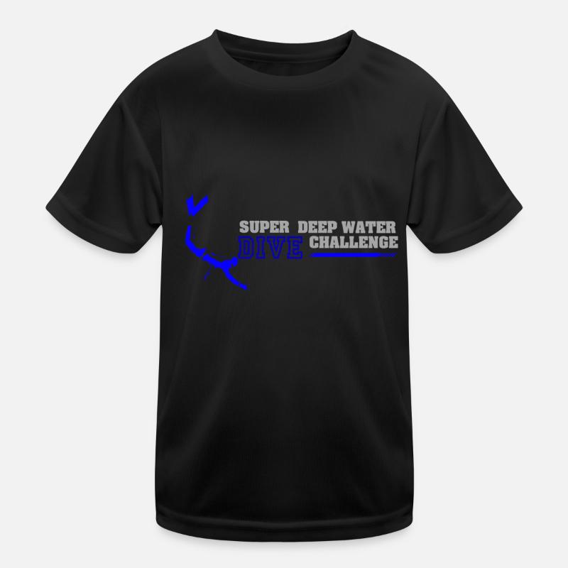 Tauchen - Logo Kinder Funktions-T-Shirt