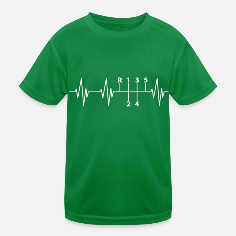 Pulse Car Fans Gift Car Mechanic Kids Functional T-Shirt