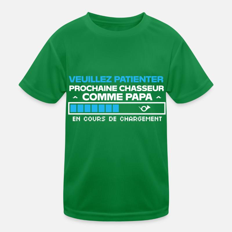 futur chasseur comme papa T-shirt sport Enfant