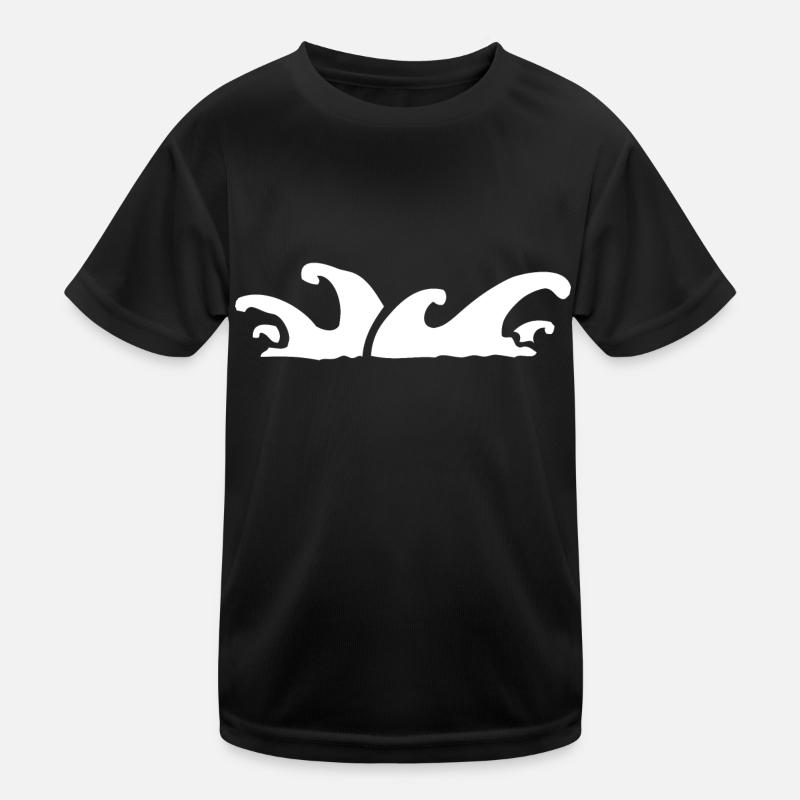 Wellen Meer Kinder Funktions-T-Shirt