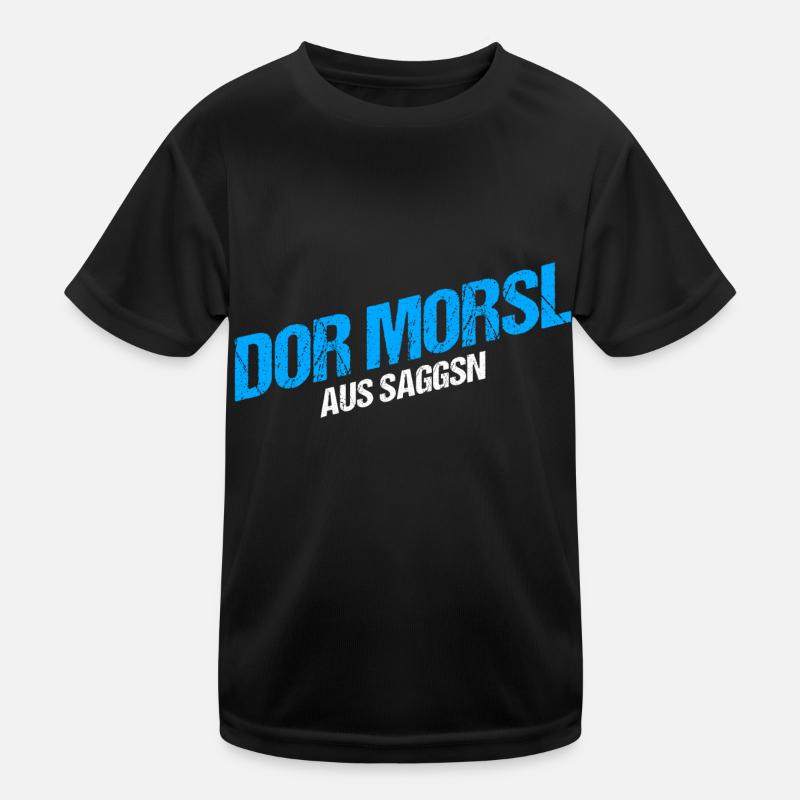 Der Marcel aus Sachsen Kinder Funktions-T-Shirt