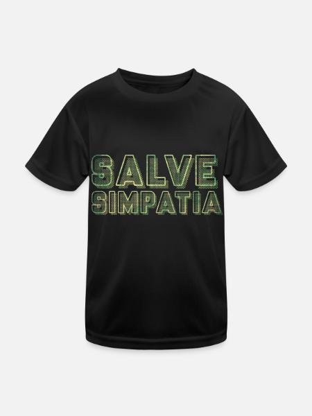 Salve Simpatia - T-shirt sport Enfant - noir - Devant