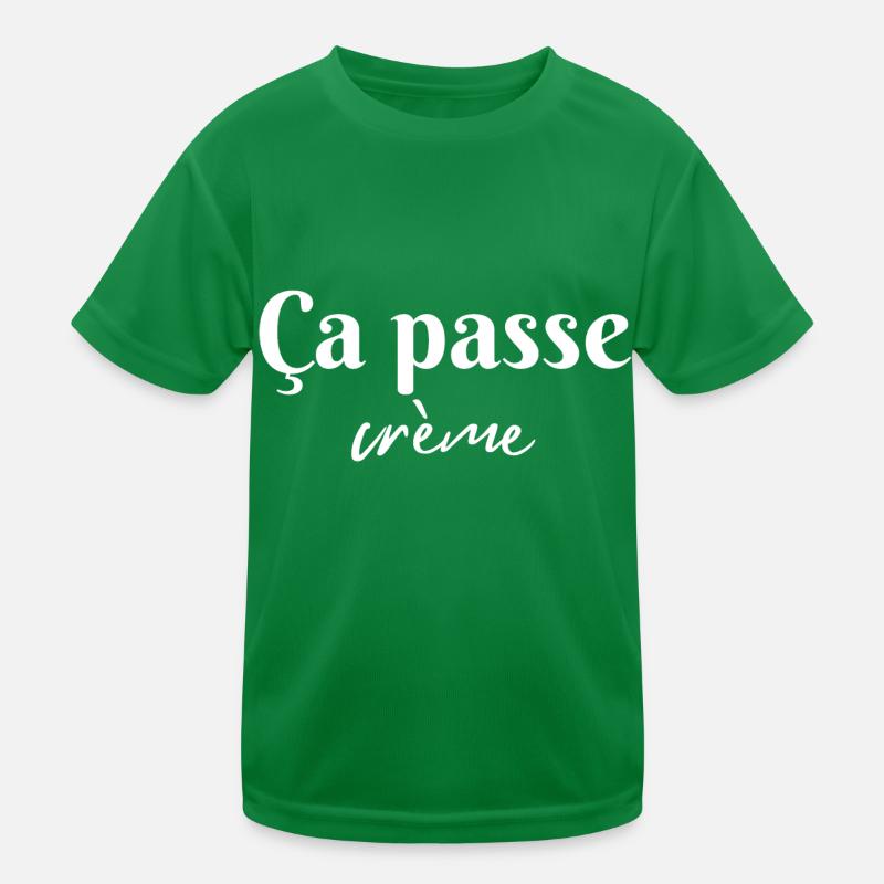 Ça passe crème T-shirt sport Enfant