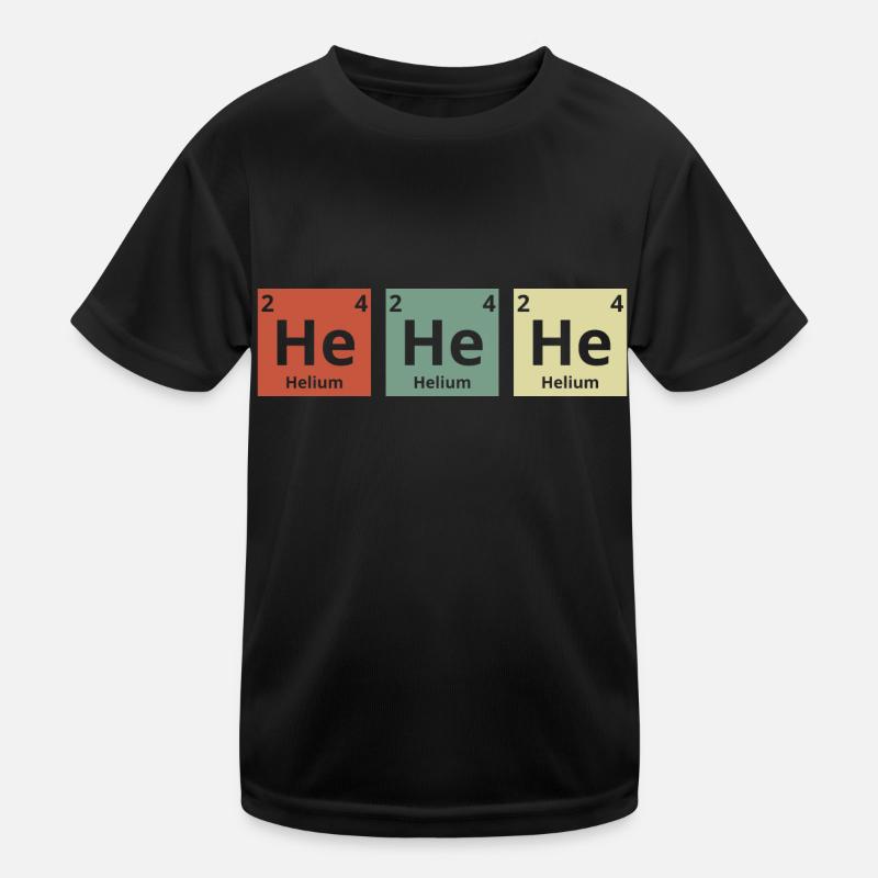 he he he Periodensystem Kinder Funktions-T-Shirt