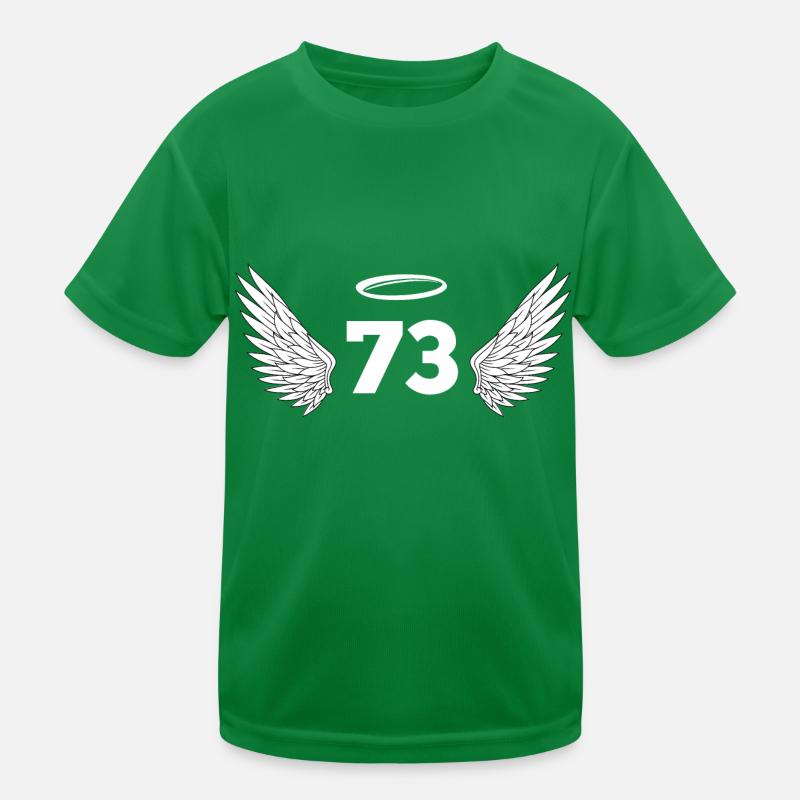 Numéro 73 ange - 73e anniversaire ailes T-shirt sport Enfant