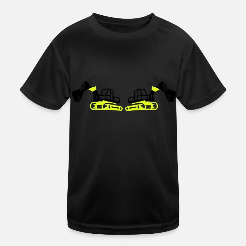 Excavator 2 Kids Functional T-Shirt