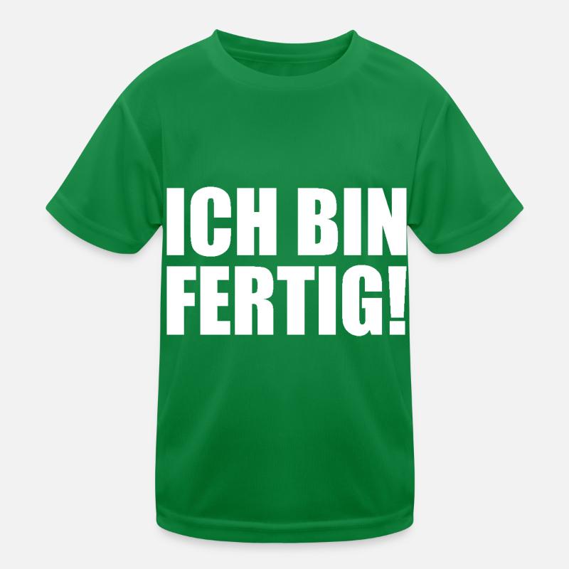 I'm done Kids Functional T-Shirt